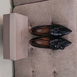 Franco Sarto deep blue navy shoe